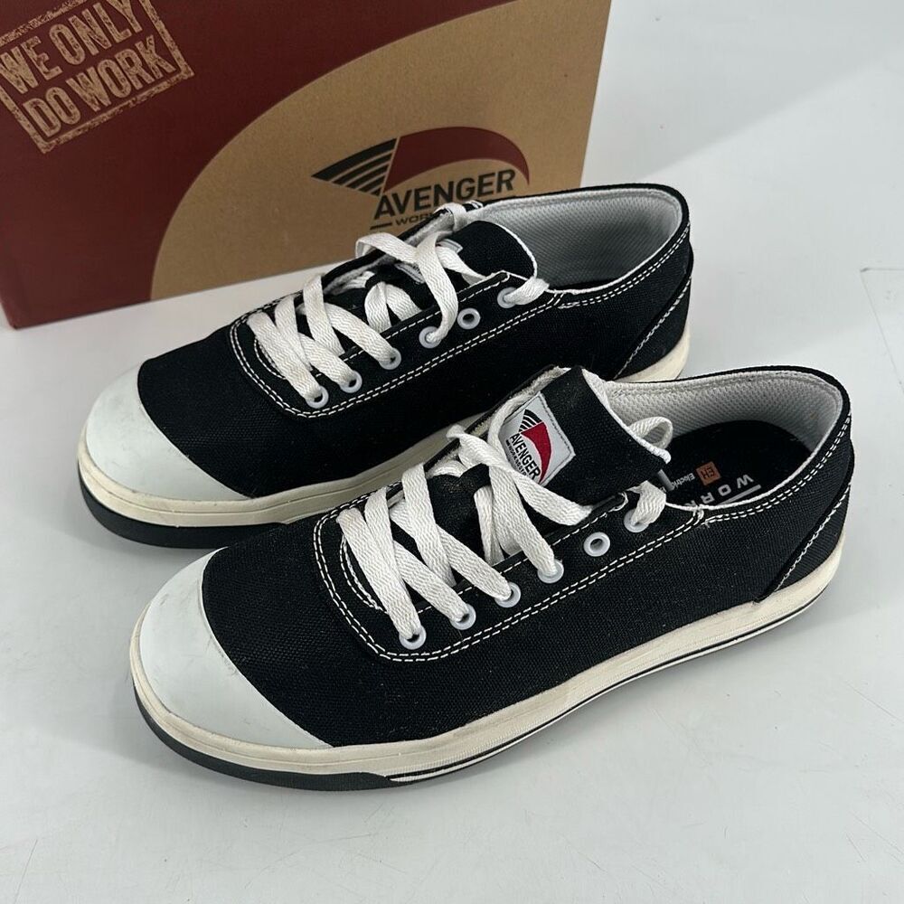 Avenger A320 Blade Men's Carbon Fiber Toe Work Safety Sneakers‎ Black Size 8.5